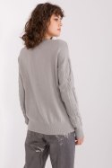 Sweter Damski Model AT-SW-2340.80 Grey - AT AT