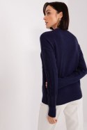 Sweter Damski Model AT-SW-2340.80 Navy - AT AT