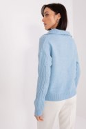 Sweter Damski Model AT-SW-2349-2.27 Light Blue - AT AT