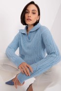 Sweter Damski Model AT-SW-2349-2.27 Light Blue - AT AT