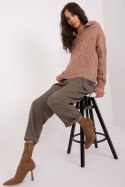 Sweter Damski Model AT-SW-2349-2.96 Brown - AT AT