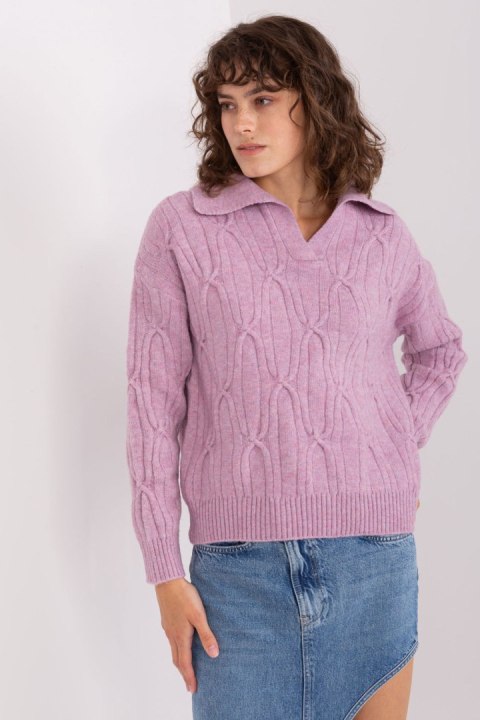 Sweter Damski Model AT-SW-2349-2.96 Light Violet - AT AT