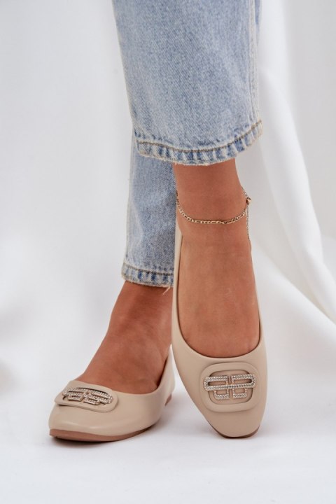 Baleriny Model Ainoria ZA58P Beige - Step in style Step in style