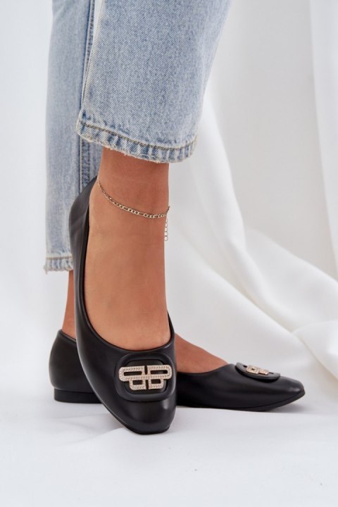 Baleriny Model Ainoria ZA58P Black - Step in style Step in style