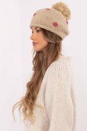 Czapka Model AT-CZ-CHA1133.17X Beige - AT AT