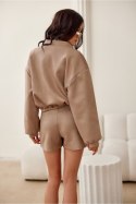 Kurtka Damska Model Erice CAP KUR0025 Cappuccino - Roco Fashion Roco Fashion