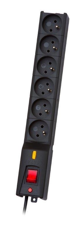 Listwa zasilająca Lestar LX 610 5m czarna Lestar
