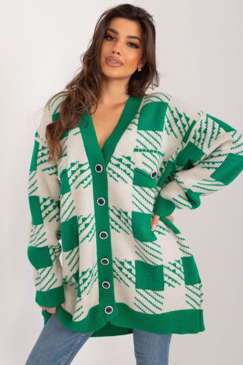 Sweter Damski Model BA-SW-0538.29 Green - Badu Badu Sweter Damski Model BA-SW-0538.29 Green - Badu Badu