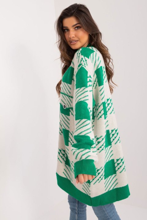 Sweter Damski Model BA-SW-0538.29 Green - Badu Badu Sweter Damski Model BA-SW-0538.29 Green - Badu Badu