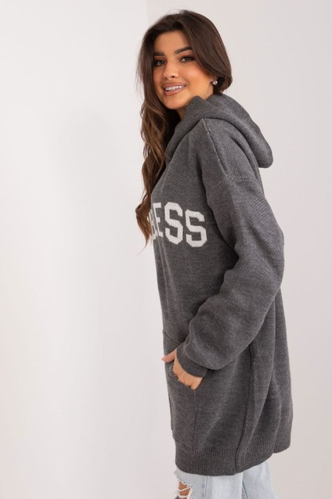Sweter Damski Model BA-SW-0563.02 Dark Grey - Badu Badu