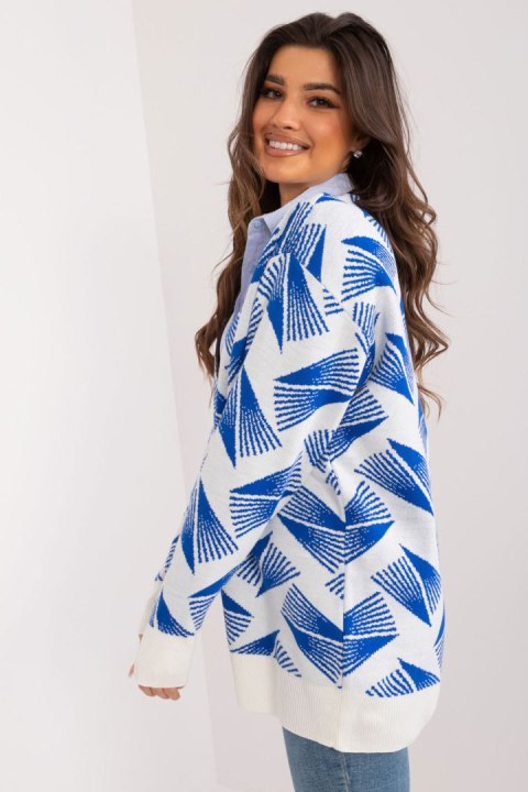 Sweter Damski Model BA-SW-12035.09 Cobalt - Badu Badu