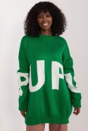 Sweter Damski Model BA-SW-8060.05P Green - Badu Badu Sweter Damski Model BA-SW-8060.05P Green - Badu Badu