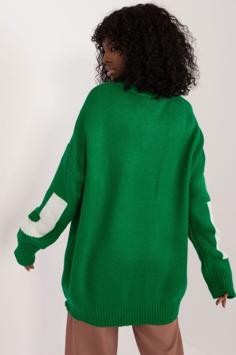 Sweter Damski Model BA-SW-8060.05P Green - Badu Badu Sweter Damski Model BA-SW-8060.05P Green - Badu Badu