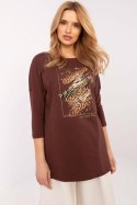 Bluzka Model CLM-BZ-0052.37 Brown - Factory Price Factory Price