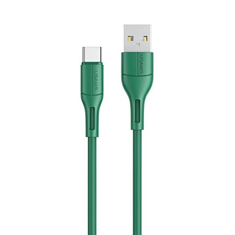 Kabel USB Usams U68 USB-C 1m Fast Charge -zielony USAMS