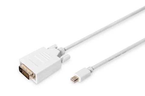 Kabel adapter DIGITUS DisplayPort mini /M - DVI-D (24+1) /M, 2m Digitus Kabel adapter DIGITUS DisplayPort mini /M - DVI-D (24+1) /M, 2m Digitus