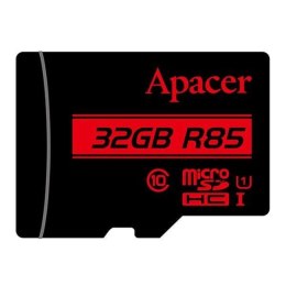 Karta pamięci microSDHC Apacer R85 32GB (85/10 MB/s) Class 10 U1 + Adapter Apacer