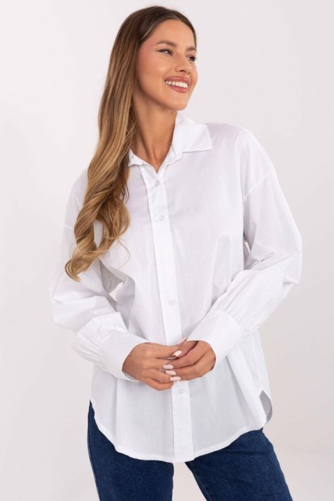 Koszula Damska Model MI-KS-C248.34 White - Italy Moda Italy Moda Koszula Damska Model MI-KS-C248.34 White - Italy Moda Italy Moda