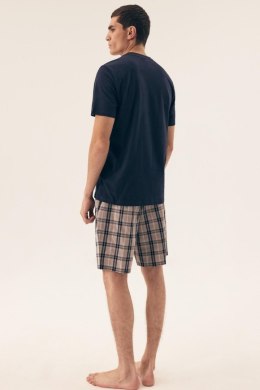 Piżama Męska Model Dexter 42617-59X Navy - Henderson Henderson