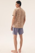 Piżama Męska Model South 42599-02X Beige/Blue - Henderson Henderson