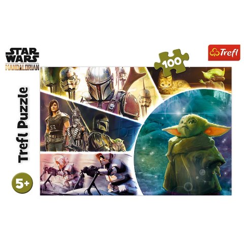 Puzzle - 100 - Gwiezdne wojny - STAR WARS - Baby Yoda - Trefl 16413 Trefl Puzzle Puzzle - 100 - Gwiezdne wojny - STAR WARS - Baby Yoda - Trefl 16413 Trefl Puzzle