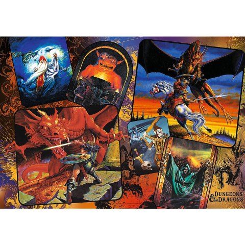 Puzzle - 1000 - Początki Dungeons and Dragons - Trefl 10739 Trefl Puzzle Puzzle - 1000 - Początki Dungeons and Dragons - Trefl 10739 Trefl Puzzle