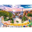 Puzzle - 1000 - Zachód słońca nad Barceloną - Hiszpania - Trefl 10711 Trefl Puzzle