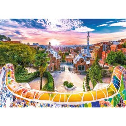 Puzzle - 1000 - Zachód słońca nad Barceloną - Hiszpania - Trefl 10711 Trefl Puzzle