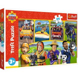 Puzzle - 24 Maxi - Strażak Sam i przyjaciele - Trefl 14356 Trefl Puzzle