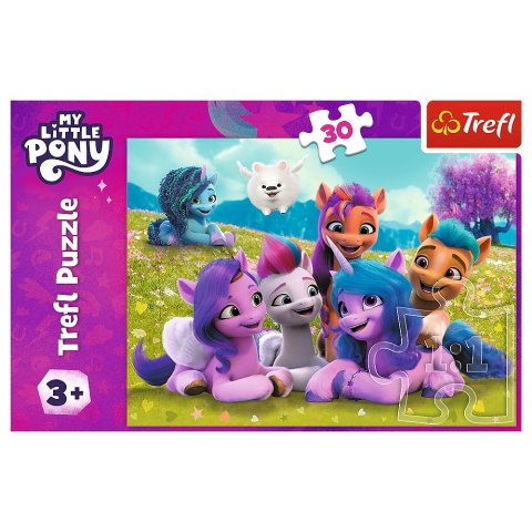 Puzzle - 30 - Przyjacielskie Koniki Pony - My Little Pony - Trefl 18299 Trefl Puzzle Puzzle - 30 - Przyjacielskie Koniki Pony - My Little Pony - Trefl 18299 Trefl Puzzle