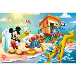 Puzzle - 60 - Ciekawy dzień Mikiego i przyjaciół - Myszka Miki - Trefl 17359 Trefl Puzzle