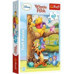 Puzzle - 60 - Małe co nieco - Disney Kubuś Puchatek 17264 Trefl Puzzle