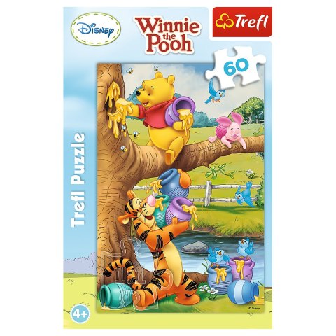 Puzzle - 60 - Małe co nieco - Disney Kubuś Puchatek 17264 Trefl Puzzle Puzzle - 60 - Małe co nieco - Disney Kubuś Puchatek 17264 Trefl Puzzle
