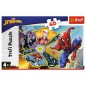 Puzzle - 60 - W sieci - Spiderman - Trefl 17372 Trefl Puzzle