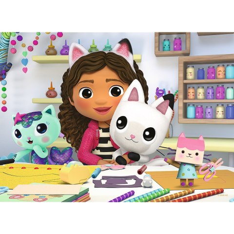Puzzle - 20 miniMaxi - Kolorowy dzień Gabi - Koci Domek Gabi - Trefl 56041 Trefl Puzzle Puzzle - 20 miniMaxi - Kolorowy dzień Gabi - Koci Domek Gabi - Trefl 56041 Trefl Puzzle