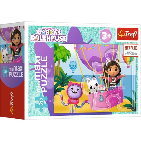 Puzzle - 20 miniMaxi - Kolorowy dzień Gabi - Koci Domek Gabi - Trefl 56041 Trefl Puzzle Puzzle - 20 miniMaxi - Kolorowy dzień Gabi - Koci Domek Gabi - Trefl 56041 Trefl Puzzle