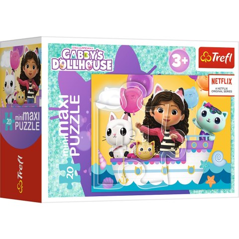 Puzzle - 20 miniMaxi - Kolorowy dzień Gabi - Koci Domek Gabi - Trefl 56041 Trefl Puzzle Puzzle - 20 miniMaxi - Kolorowy dzień Gabi - Koci Domek Gabi - Trefl 56041 Trefl Puzzle