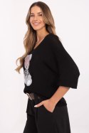 Sweter Damski Model MI-SW-2102.14 Black - Italy Moda Italy Moda