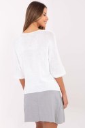 Sweter Damski Model MI-SW-2102.14 Ecru - Italy Moda Italy Moda