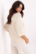 Sweter Damski Model MI-SW-2102.14 Light Beige - Italy Moda Italy Moda
