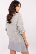 Sweter Damski Model MI-SW-2913.99 Grey - Italy Moda Italy Moda