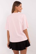 T-shirt Damski Model MI-TS-M745.33 Light Pink - Italy Moda Italy Moda
