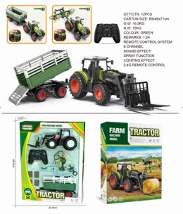 Traktor z przyczepą i turem BestToys