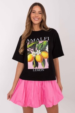 Tshirt Damski Model MI-TS-M745-1.37 Black - Italy Moda Italy Moda