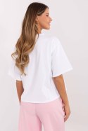 Tshirt Damski Model MI-TS-M745-1.37 White - Italy Moda Italy Moda