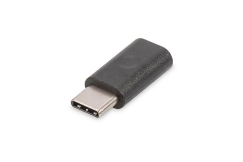Adapter DIGITUS USB 2.0 HighSpeed Typ USB C/microUSB B M/Ż czarny Digitus Adapter DIGITUS USB 2.0 HighSpeed Typ USB C/microUSB B M/Ż czarny Digitus
