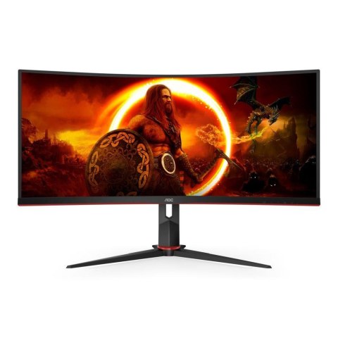 Monitor AOC 34" CU34G2XP/BK 2xHDMI 2xDP 5xUSB AOC Monitor AOC 34" CU34G2XP/BK 2xHDMI 2xDP 5xUSB AOC