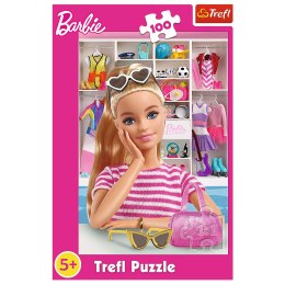 Puzzle - 100 - Poznaj Barbie - Trefl 16458 Trefl Puzzle