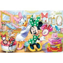 Puzzle - 100 - Minnie w salonie kosmetycznym - Disney Minnie - Trefl 16387 Trefl Puzzle