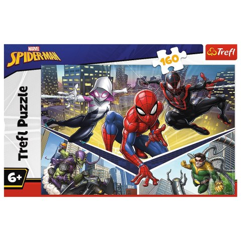 Puzzle - 160 - Siła Spidermana - Spiderman - Trefl 15422 Trefl Puzzle Puzzle - 160 - Siła Spidermana - Spiderman - Trefl 15422 Trefl Puzzle